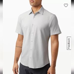 lululemon athletica Gray Casual Button Down Shirt